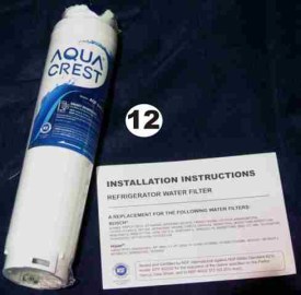 12 FILTRO AGUA AQUA CREST